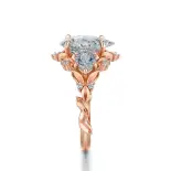 Pierścionek z diamentem gruszka różowe złoto SBPZ_051